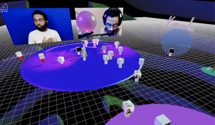 screenshot of an Arium event